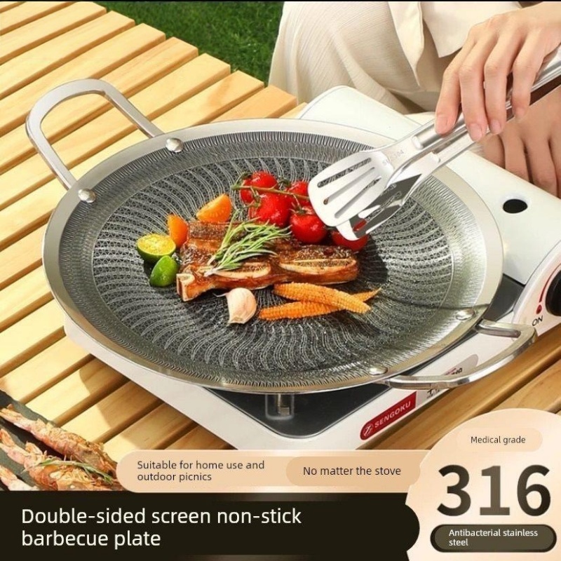 Outdoor Hunting Kitchen - Panela de Grelhar Multifuncional em Aço