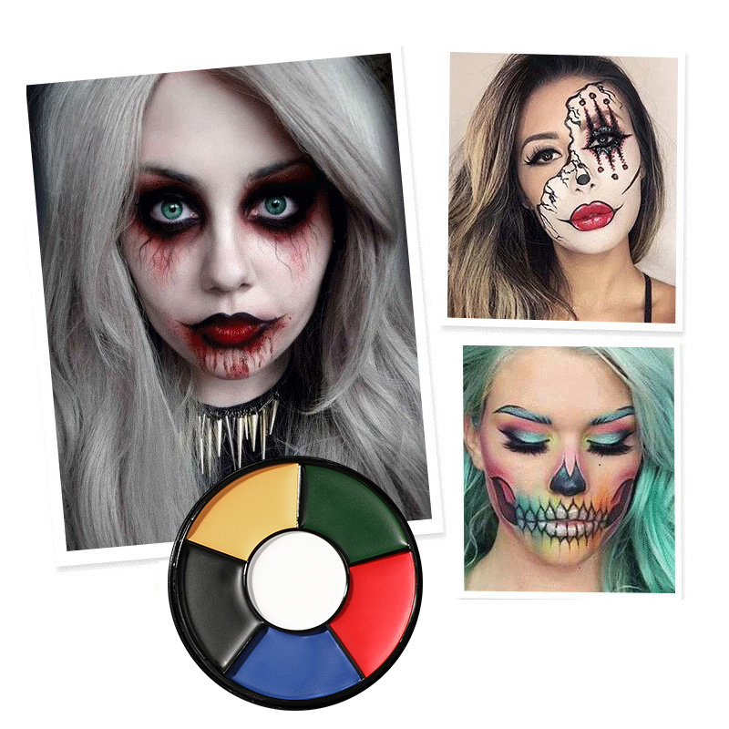 Camo Face Paint - Paleta de pintura facial a óleo