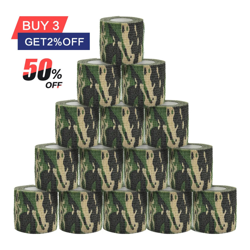 Hunting Outdoor Tattoos - 1/12/30/48 pçs 5cm camuflagem elástica ao