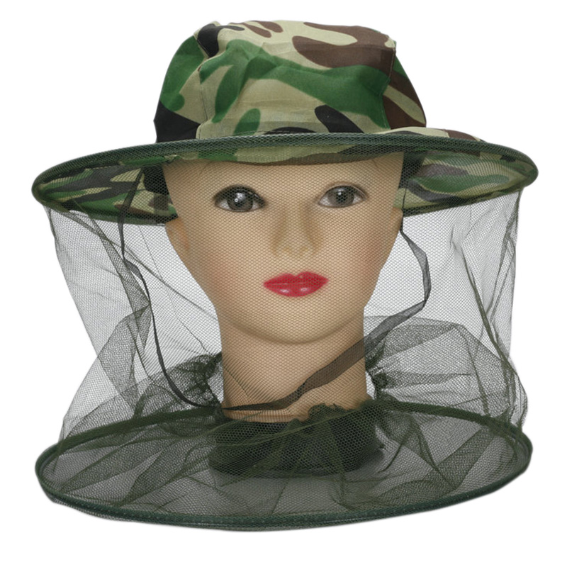 Hunting Fishing Outdoor - Boné de Pesca Anti-Mosquito com Rede