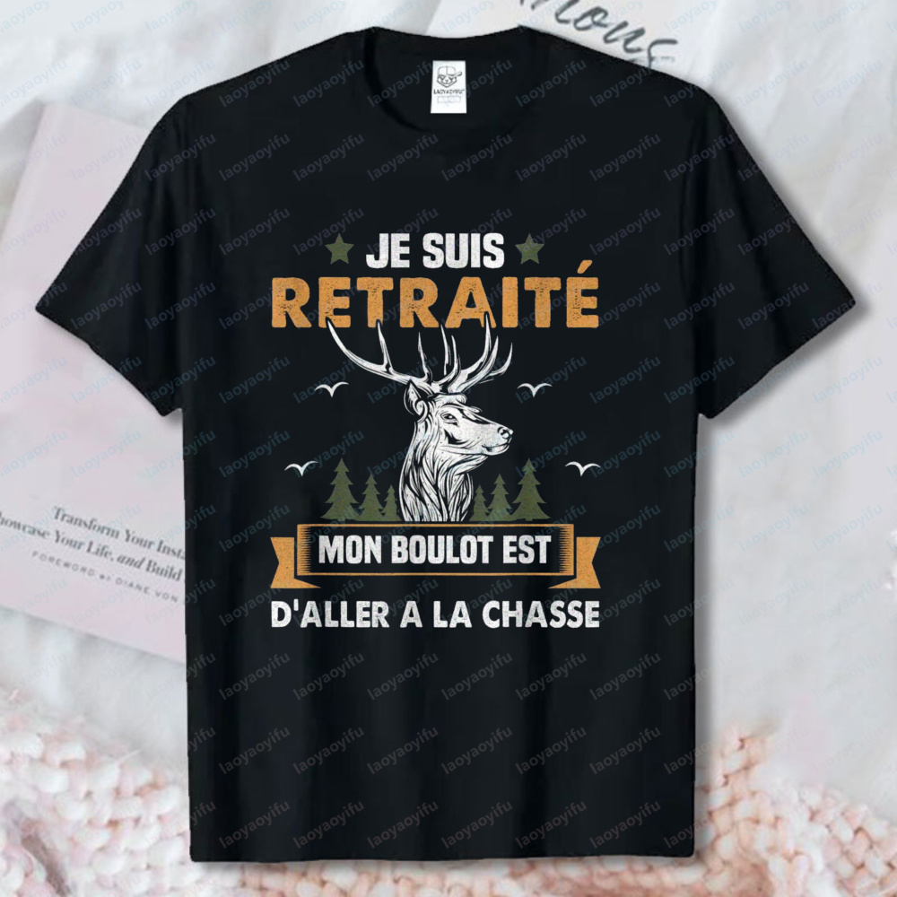 Outdoor Hunting Graphic Tees - Camiseta Engraçada de Caça para Homens