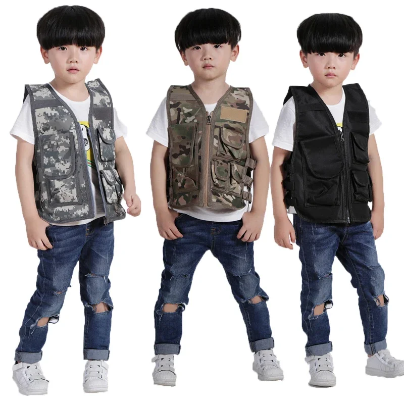 Hunting Outdoor Boys - Crianças ao ar livre cs colete