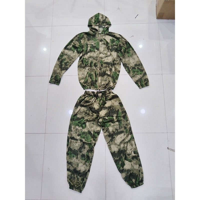 Hunting Outdoor Apparel - Conjunto de Camuflagem em Malha com