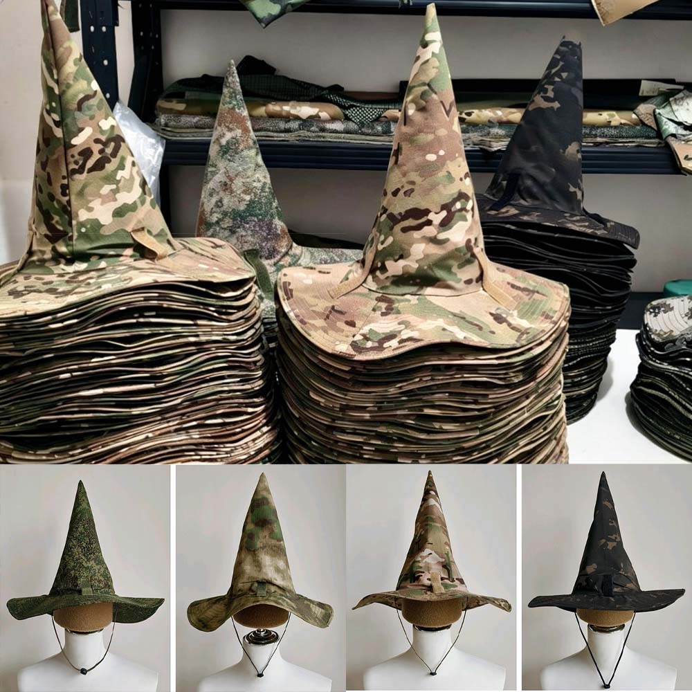 Outdoor Hunting Prints - Chapéu de Bruxo Mágico Tático Camuflado