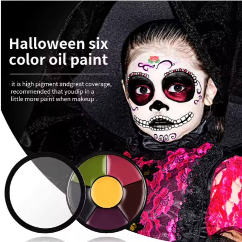 Camo Face Paint - Paleta de Tinta Facial a Óleo