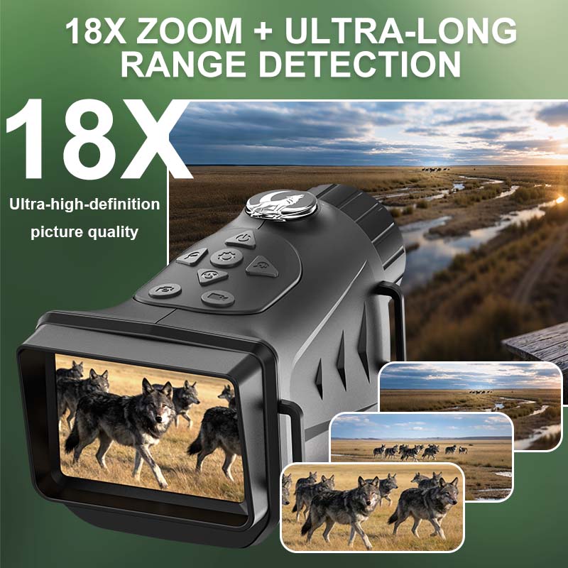 Outdoor Hunting Videos - Monóculo de Visão Noturna Infravermelha HD