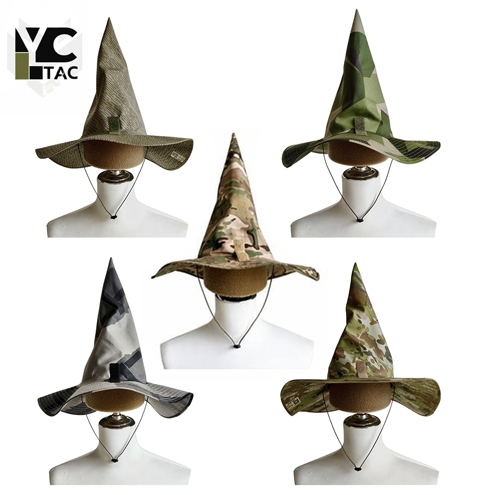 Outdoor Hunting Prints - Chapéu Tático Camuflado YCTAC, Chapéu Boonie