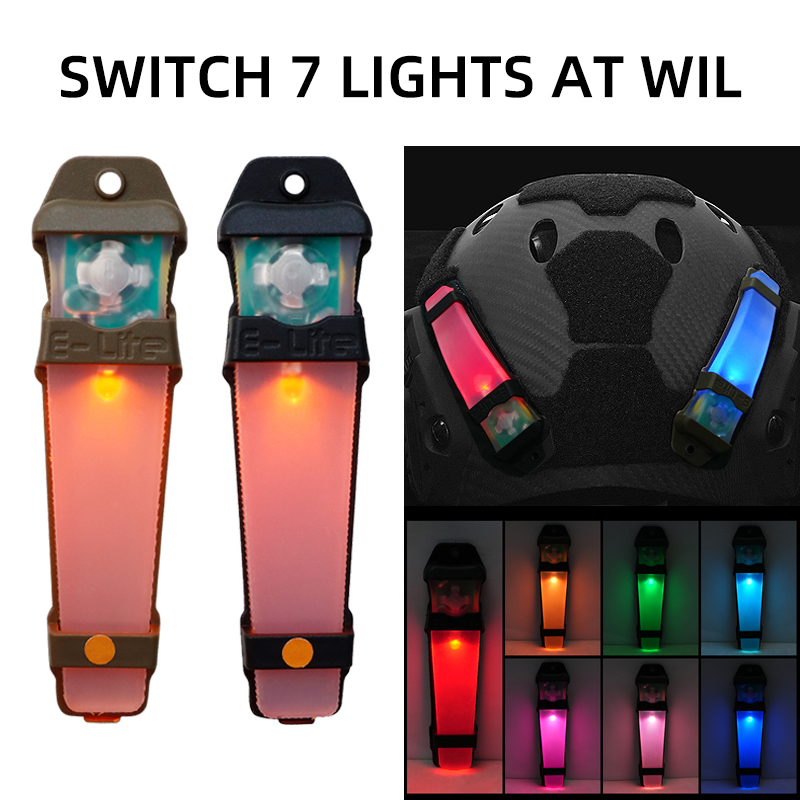 Qc Hunting & Outdoor Sports Photos - Booiu luz tática para capacete, luz