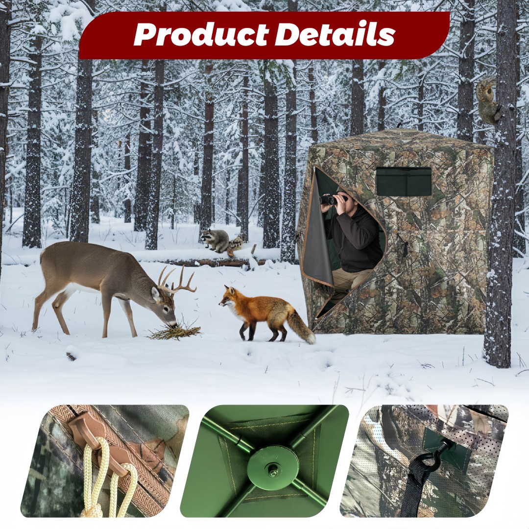 Hunting & Outdoor Supplies - Abrigo de Caça Camuflado Pop-Up de