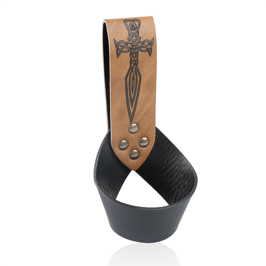Outdoor Hunting Tv - 1pc medieval couro do plutônio espada