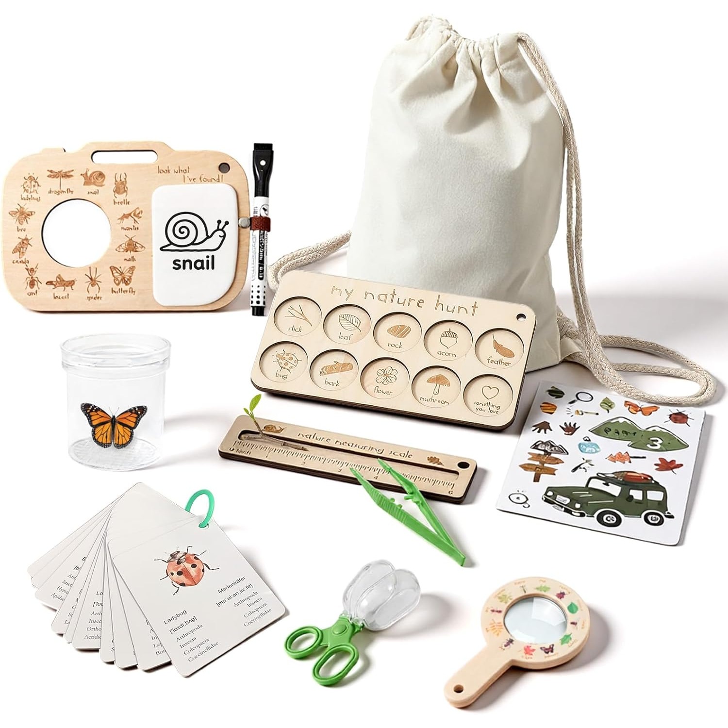 Hunting Outdoor Boys - Kit de Captura de Insetos para
