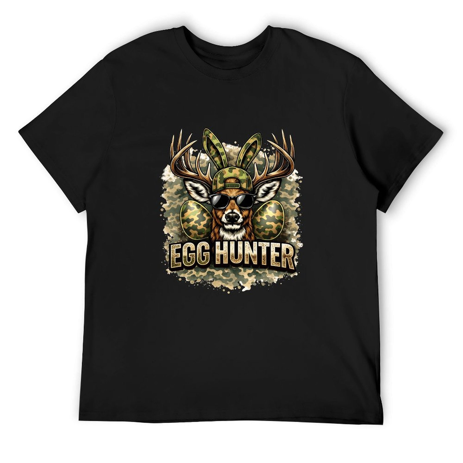 Camiseta Preta Camuflada para  - Hunting Outdoor Apparel avaliação e preço