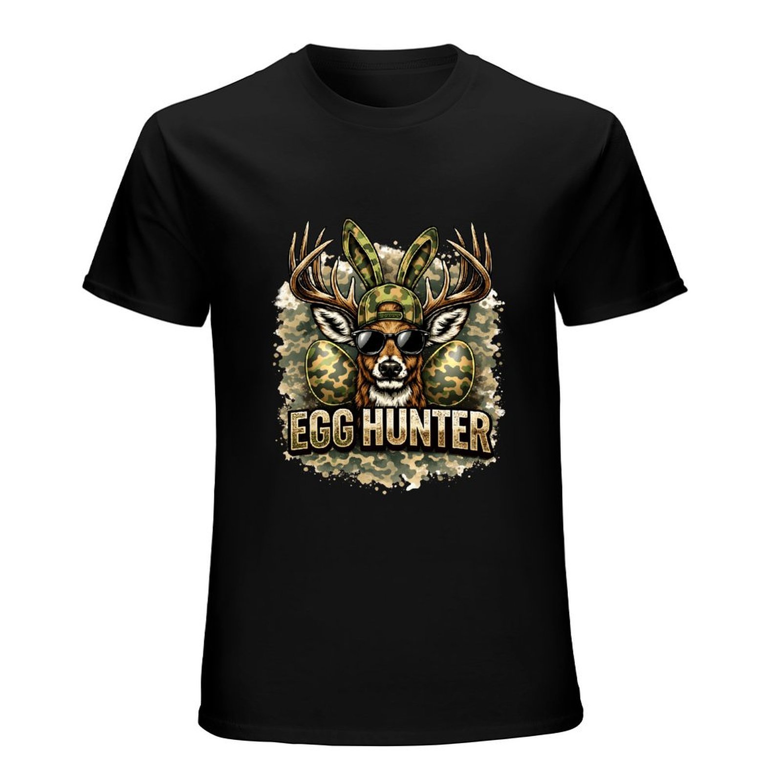 Camiseta Preta Camuflada para  - Hunting Outdoor Apparel avaliação e preço