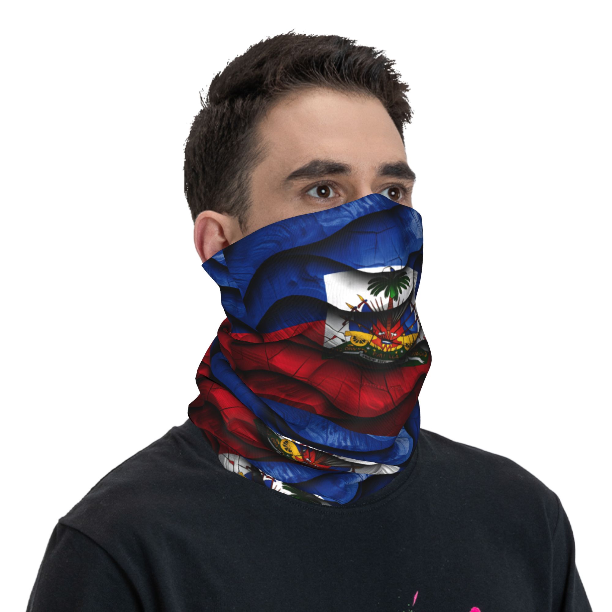 Balaclava com bandeira do Hait - Outdoor Hunting Prints avaliação e preço