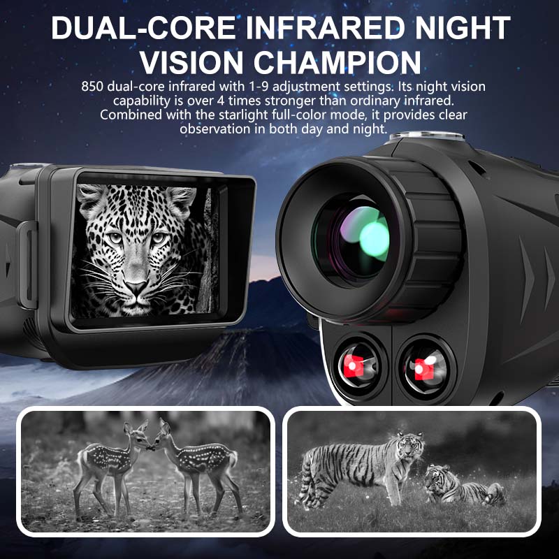 Monóculo de Visão Noturna Infr - Outdoor Hunting Videos avaliação e preço