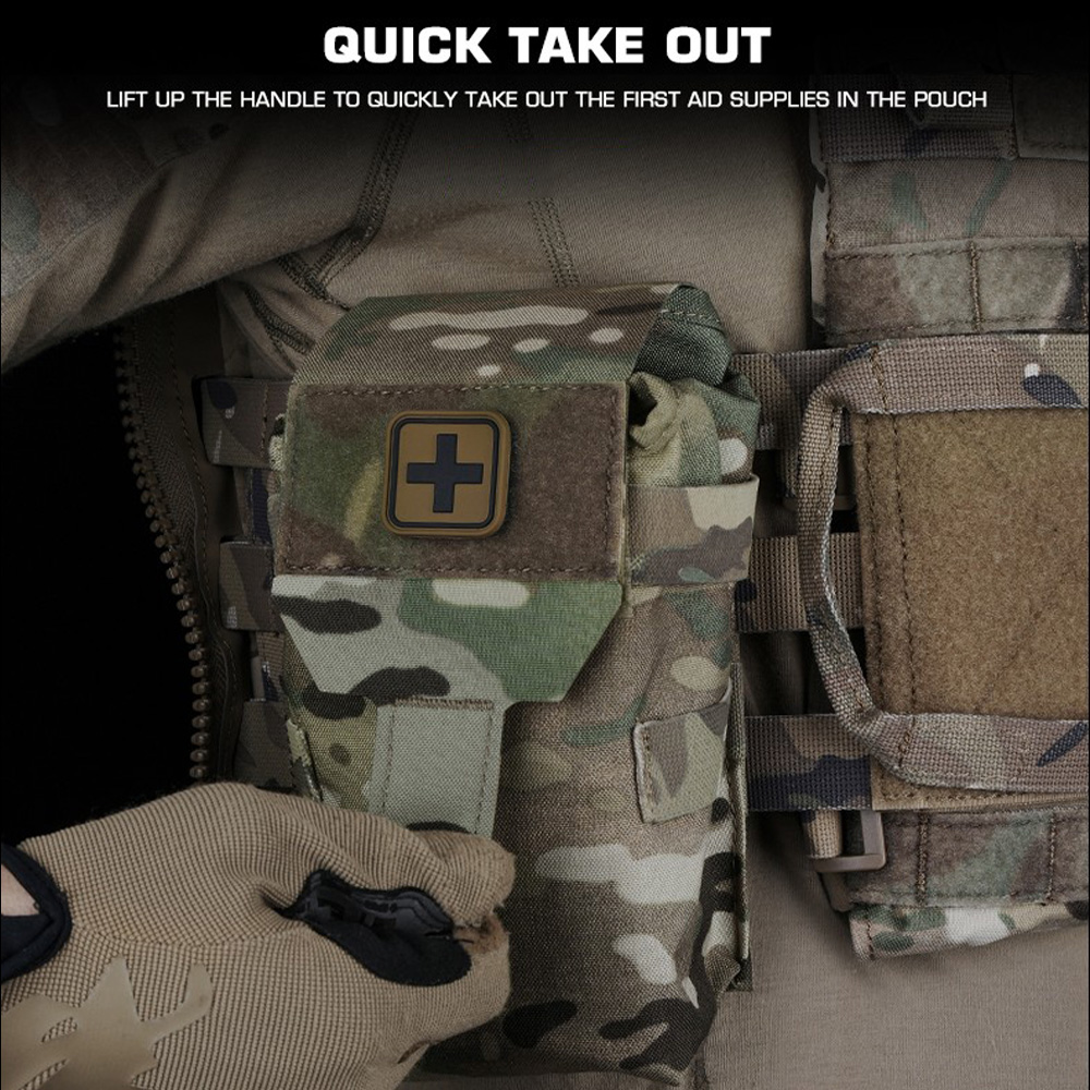 Kit tático de trauma, conjunto - Outdoor Hunting Prints avaliação e preço