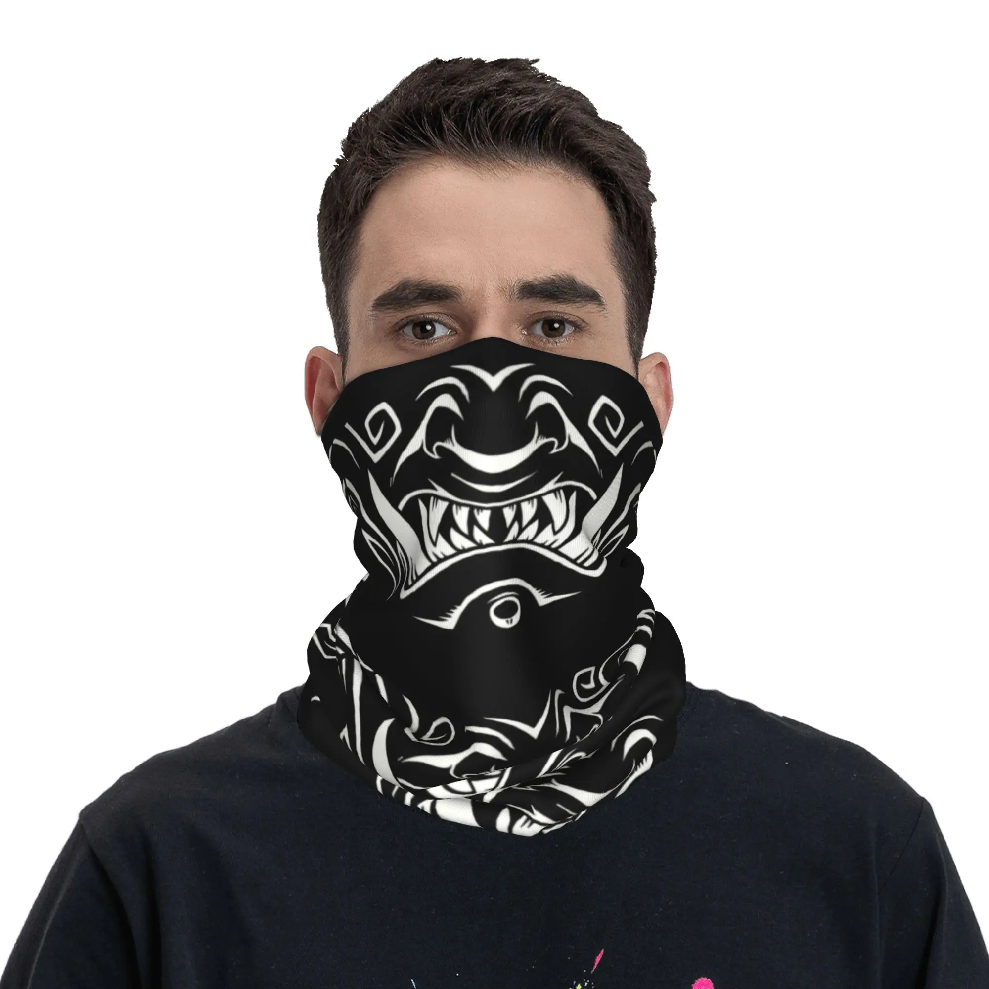 Oni Japan Samurai Demon Winter - Hunting Outdoor Tattoos avaliação e preço