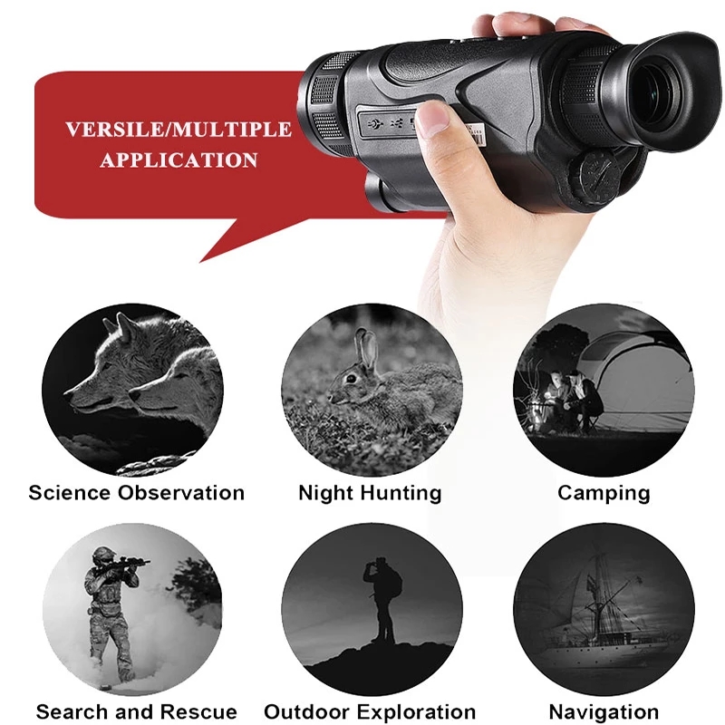 Câmera monocular de visão notu - Outdoor Hunting Videos avaliação e preço