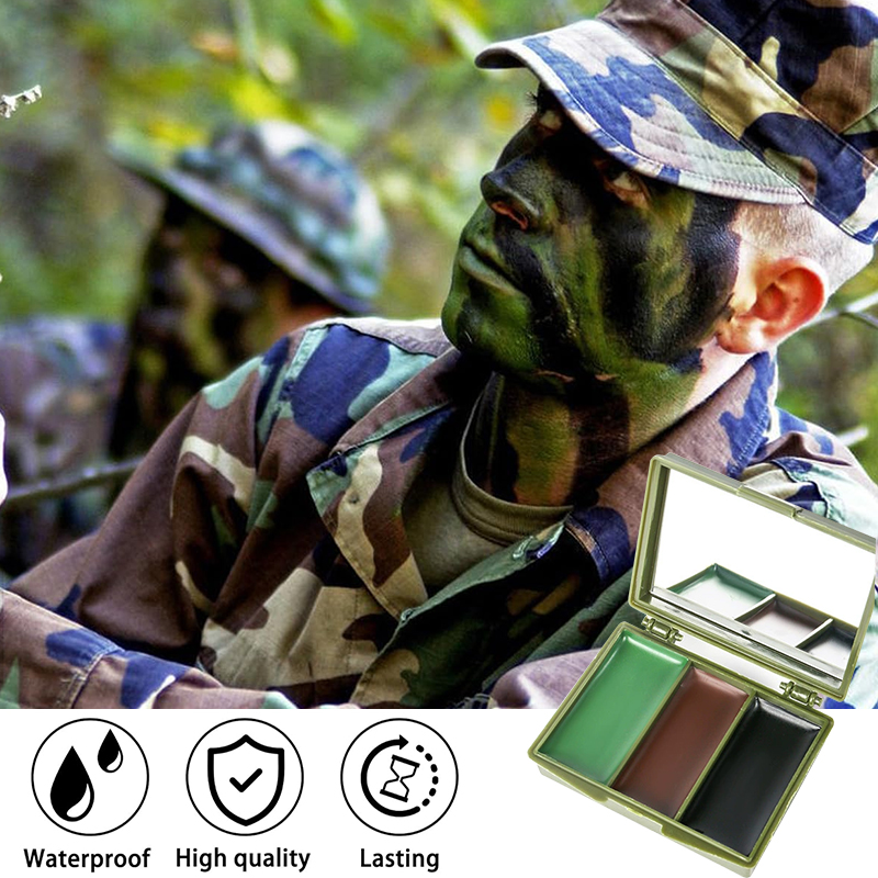 Conjunto de pintura facial cam - Camo Face Paint avaliação e preço