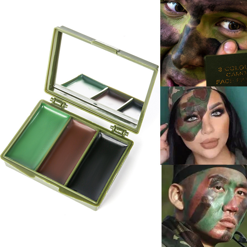 Conjunto de pintura facial cam - Camo Face Paint avaliação e preço