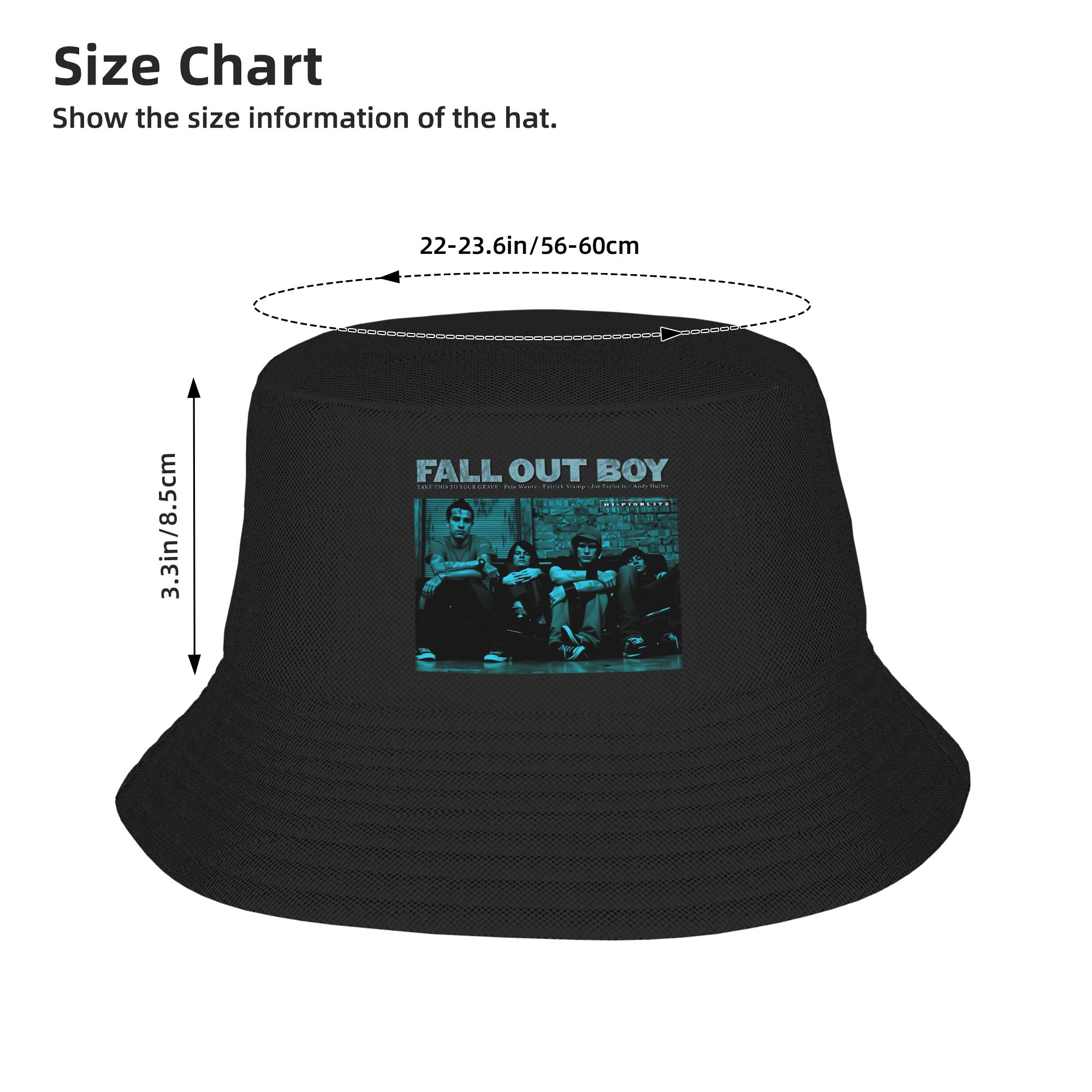 Chapéu Bucket Fall Out Boy, Ch - Hunting Outdoor Boys avaliação e preço