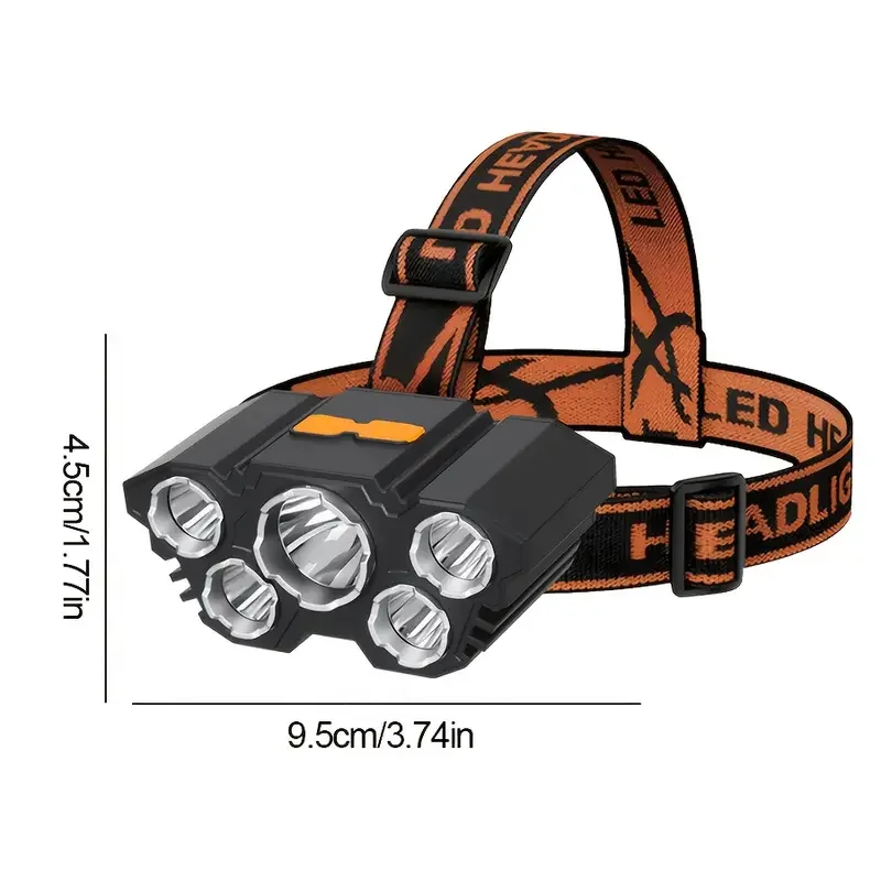 Farol portátil 5led ao ar livr - Hunting Fishing Outdoor avaliação e preço